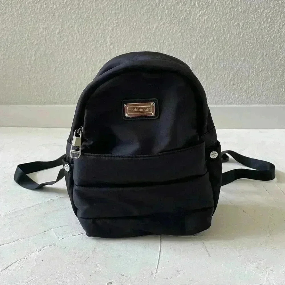 Steve Madden Black Small Backpack
